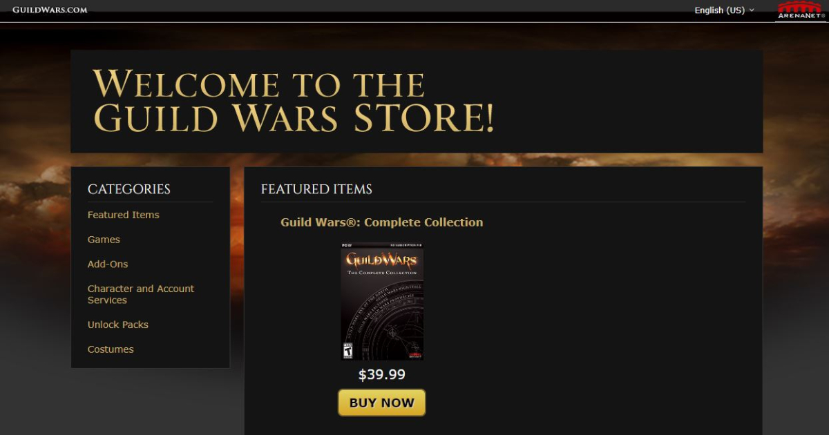 GuildWars - Shop